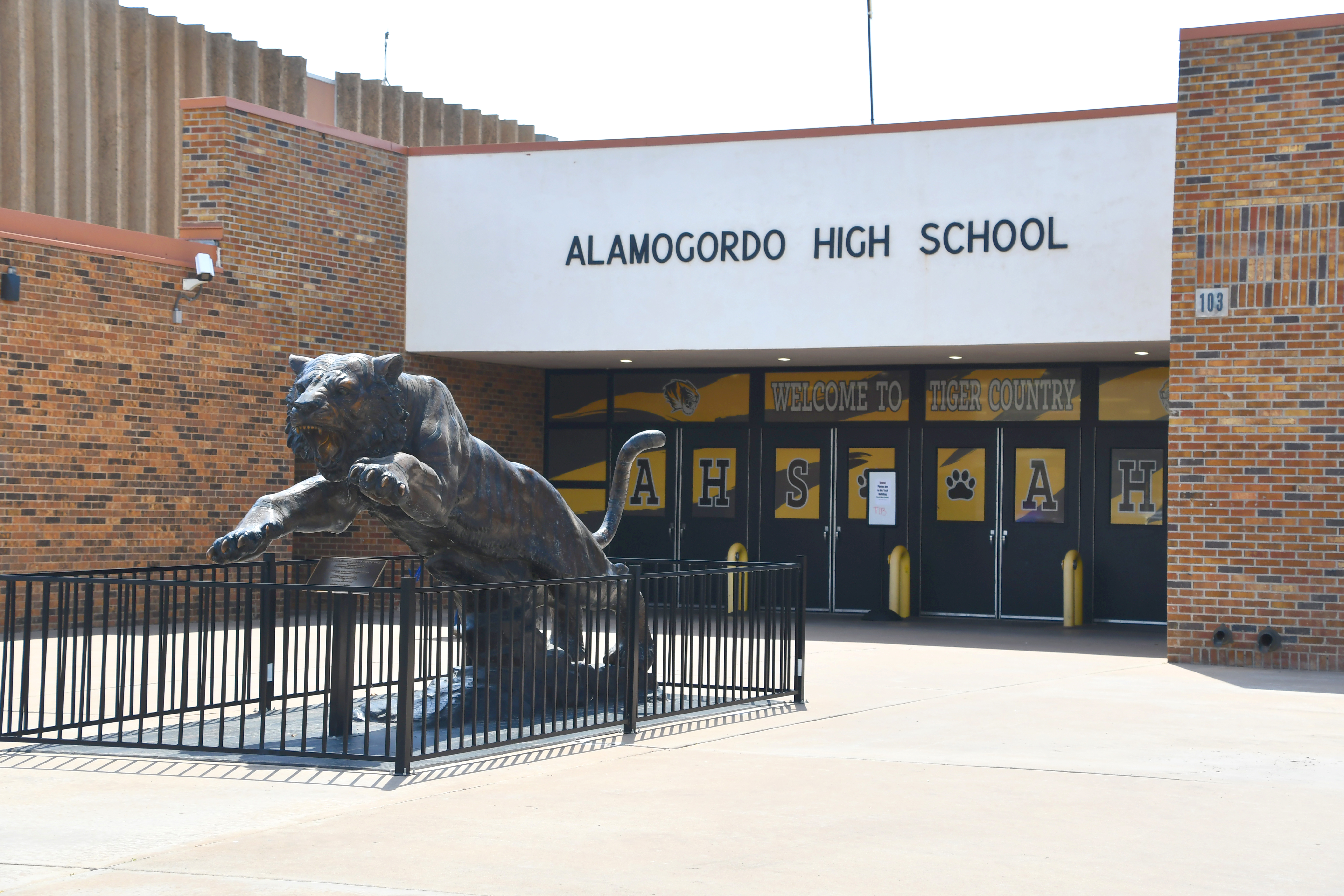 Alamogordo High School Front Entrance